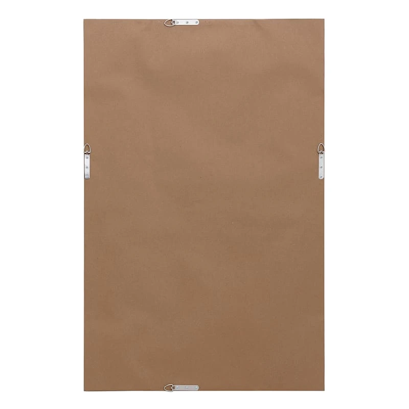 Silver Raised Dots Framed Wall Mirror, 24x36 7 Silver Raised Dots Framed Wall Mirror, 24x36 - Image 5