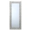 Silver Raised Dots Framed Wall Mirror, 24x58 2 Silver Raised Dots Framed Wall Mirror, 24x58 -Athome Sales silver raised dots framed wall mirror 24x58 1