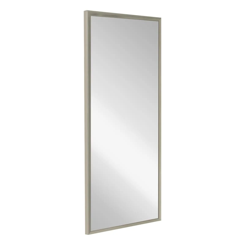 Silver Thin Framed Leaner Mirror, 24x58 4 Silver Thin Framed Leaner Mirror, 24x58 - Image 2
