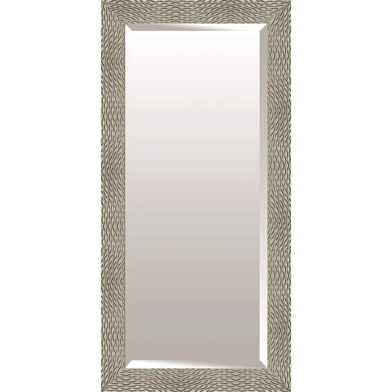 Silver Waves Wall Mirror, 30x54 3 Silver Waves Wall Mirror, 30x54