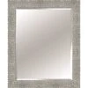 Silver Waves Wood Framed Wall Mirror, 28x34 1 Silver Waves Wood Framed Wall Mirror, 28x34 -Athome Sales silver waves wood framed wall mirror 28x34 1