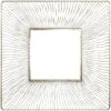 Square Wire Framed Wall Mirror, 27x28 2 Square Wire Framed Wall Mirror, 27x28 -Athome Sales square wire framed wall mirror 27x28 1