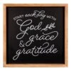 Start Each Day With Good Grace & Gratitude Wall Sign, 14" -Athome Sales start each day with good grace gratitude wall sign 14