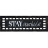 Stay Awhile Print On Wood Lifted Plaque Wall Sign, 12x36 2 Stay Awhile Print On Wood Lifted Plaque Wall Sign, 12x36 -Athome Sales stay awhile print on wood lifted plaque wall sign 12x36 1