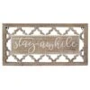Stay Awhile Wood Wall Sign, 24x12 -Athome Sales stay awhile wood wall sign 24x12 1