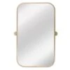 Studio Metal Gold Wall Mirror, 24x34 1 Studio Metal Gold Wall Mirror, 24x34 -Athome Sales studio metal gold wall mirror 24x34 1
