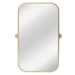 Studio Metal Gold Wall Mirror, 24x34
