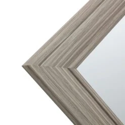 Tan Framed Wall Mirror, 24x36 -Athome Sales tan framed wall mirror 24x36 3