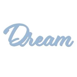 Tiny Dreamers Dream Metal Wall Sign, 8x24