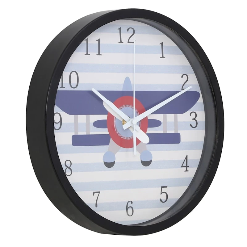 Tiny Dreamers Plane Wall Clock, 12" 4 Tiny Dreamers Plane Wall Clock, 12" - Image 2