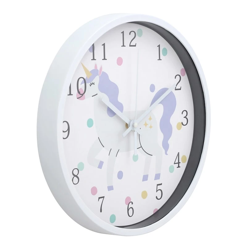 Tiny Dreamers Unicorn Clock, 12" 4 Tiny Dreamers Unicorn Clock, 12" - Image 2