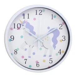 Tiny Dreamers Unicorn Clock, 12"