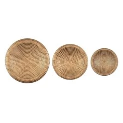 Tracey Boyd 3-Piece Metal Plate Set Wall Decor