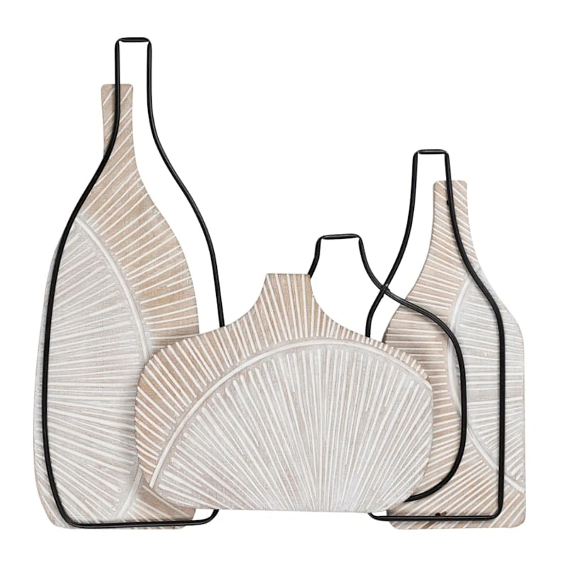 Tracey Boyd Abstract Vases Wall Decor, 21" 3 Tracey Boyd Abstract Vases Wall Decor, 21"