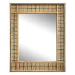 Tracey Boyd Bamboo Wall Mirror, 32x39