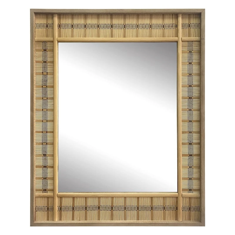 Tracey Boyd Bamboo Wall Mirror, 32x39 3 Tracey Boyd Bamboo Wall Mirror, 32x39