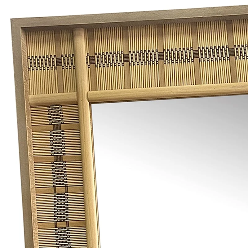 Tracey Boyd Bamboo Wall Mirror, 32x39 4 Tracey Boyd Bamboo Wall Mirror, 32x39 - Image 2