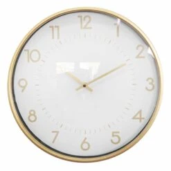Tracey Boyd Gold Wall Clock, 16"
