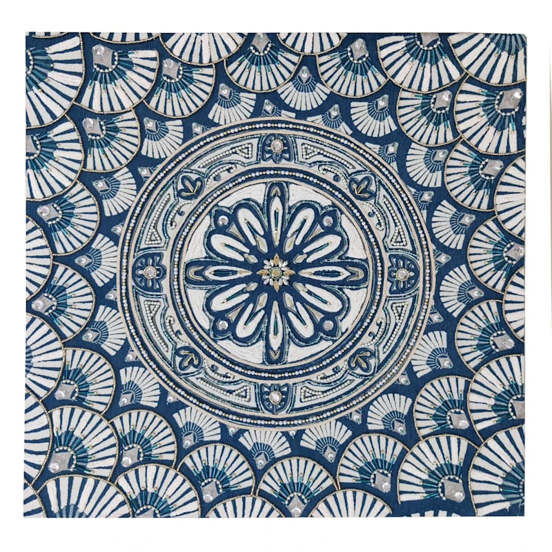 Tracey Boyd Ornate Embroidered Wall Decor, 24" 3 Tracey Boyd Ornate Embroidered Wall Decor, 24"
