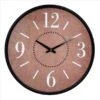 Tracey Boyd Red Metal Wall Clock, 20" -Athome Sales tracey boyd red metal wall clock 20