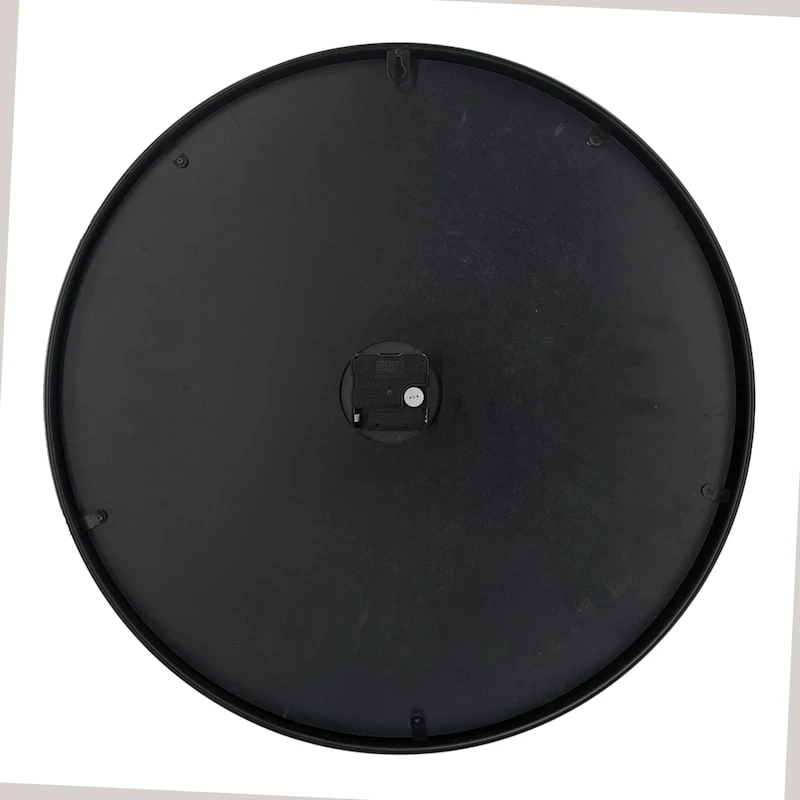 Tracey Boyd Red Metal Wall Clock, 20" 6 Tracey Boyd Red Metal Wall Clock, 20" - Image 4