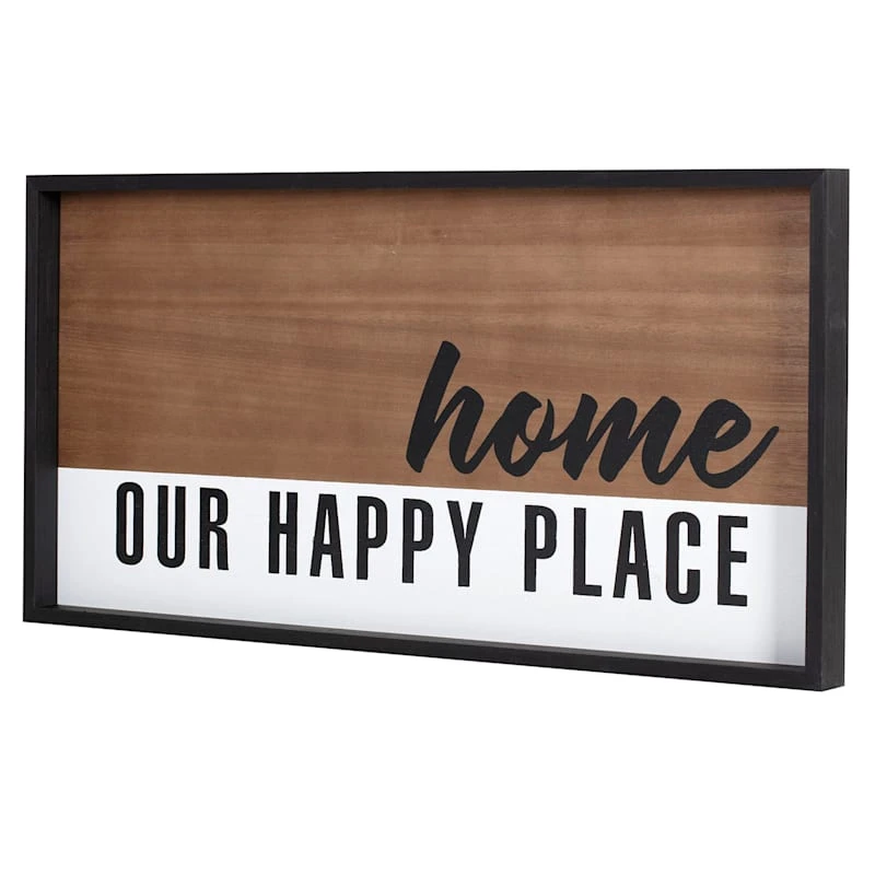 Ty Pennington Framed Home Our Happy Place Wall Sign, 30x15 4 Ty Pennington Framed Home Our Happy Place Wall Sign, 30x15 - Image 2