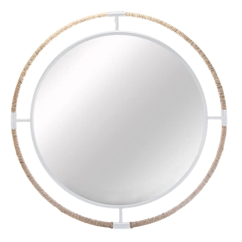 Ty Pennington Rope Framed Round Wall Mirror, 34" 3 Ty Pennington Rope Framed Round Wall Mirror, 34"