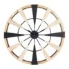 Ty Pennington Round Wood Dartboard Clock, 24" 2 Ty Pennington Round Wood Dartboard Clock, 24" -Athome Sales ty pennington round wood dartboard clock 24