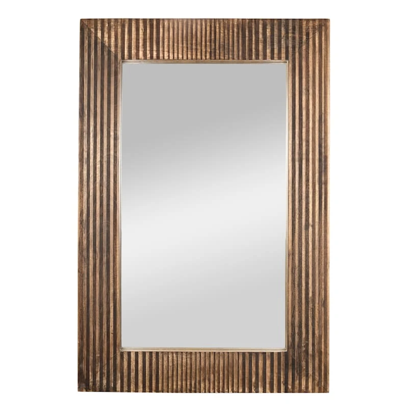 Ty Pennington Wood Framed Wall Mirror, 24x36 3 Ty Pennington Wood Framed Wall Mirror, 24x36