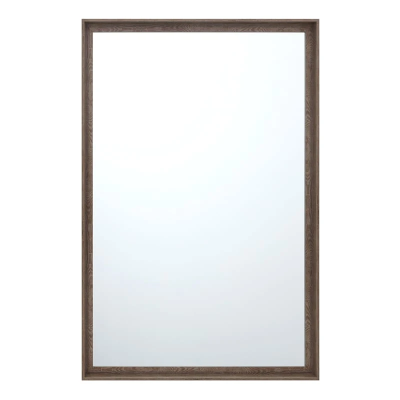 Warm Walnut Wall Mirror, 24x36 3 Warm Walnut Wall Mirror, 24x36