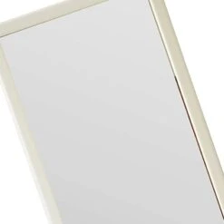 White Basic Leaner Mirror, 14x50 -Athome Sales white basic leaner mirror 14x50 2