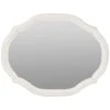 White Framed Accent Wall Mirror, 13x17 2 White Framed Accent Wall Mirror, 13x17 -Athome Sales white framed accent wall mirror 13x17 1