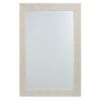 White & Gold Textured Wall Mirror, 24x36 2 White & Gold Textured Wall Mirror, 24x36 -Athome Sales white gold textured wall mirror 24x36 1