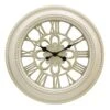 White Studio Cutout Wall Clock, 23"