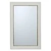 White With Gold Framed Wall Mirror, 24x36 2 White With Gold Framed Wall Mirror, 24x36 -Athome Sales white with gold framed wall mirror 24x36 1
