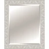 White Wood Floral Antique Wall Mirror, 30x42 2 White Wood Floral Antique Wall Mirror, 30x42 -Athome Sales white wood floral antique wall mirror 30x42 1