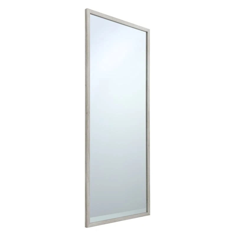 White Wood Frame Leaner Mirror, 24x58 4 White Wood Frame Leaner Mirror, 24x58 - Image 2