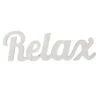 White Wood Relax Monogram Wall Sign, 24x8 -Athome Sales white wood relax monogram wall sign 24x8 1