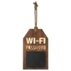 Wifi Password With Rope Hanger Wall Sign, 6x16 2 Wifi Password With Rope Hanger Wall Sign, 6x16 -Athome Sales wifi password with rope hanger wall sign 6x16 1