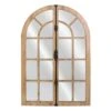 Wood Arched Wall Mirror, 31x48 -Athome Sales wood arched wall mirror 31x48 1