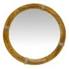 Wood Framed Round Wall Mirror, 16" 2 Wood Framed Round Wall Mirror, 16" -Athome Sales wood framed round wall mirror 16