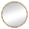 Wood Framed Round Wall Mirror, 30" 2 Wood Framed Round Wall Mirror, 30" -Athome Sales wood framed round wall mirror 30
