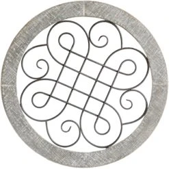 Wood & Metal Wall Decor, 24"