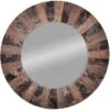 Wood Round Wall Mirror, 32" 2 Wood Round Wall Mirror, 32" -Athome Sales wood round wall mirror 32