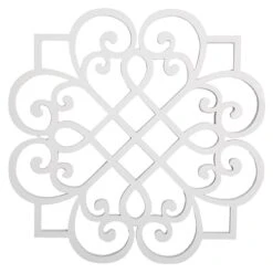 Wood Scroll Medallion Wall Decor, 24"