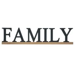 Wooden Family Wall Sign, 32"