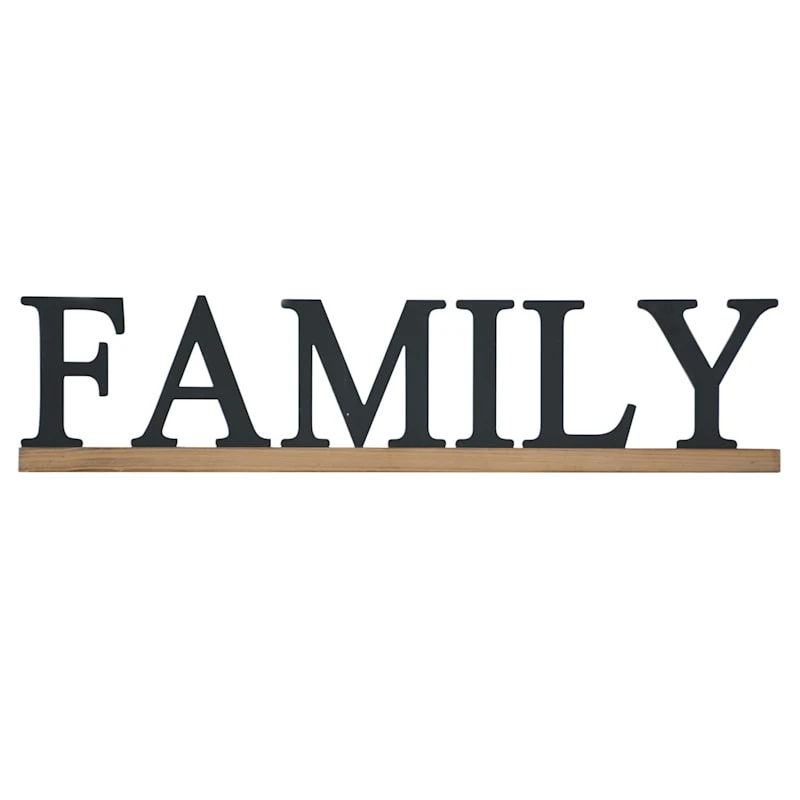 Wooden Family Wall Sign, 32" 3 Wooden Family Wall Sign, 32"