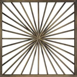 Wooden Starburst Cutout Wall Decor, 30"