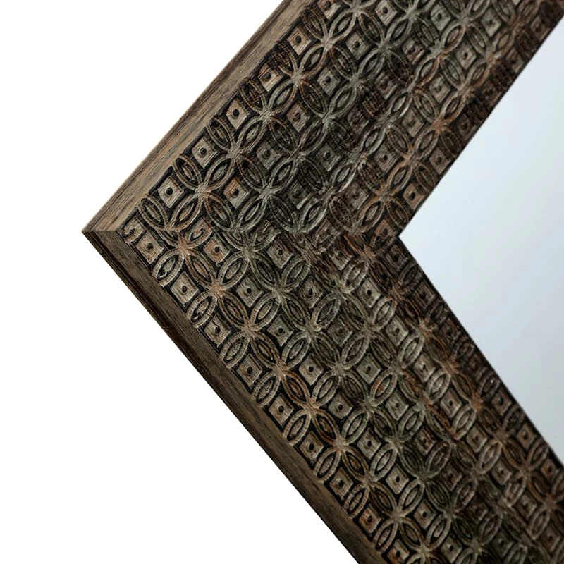 Woven Circle Wall Mirror, 22x28 7 Woven Circle Wall Mirror, 22x28 - Image 5