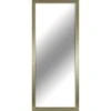Yellow Studio Wall Mirror, 41x15 2 Yellow Studio Wall Mirror, 41x15 -Athome Sales yellow studio wall mirror 41x15 1